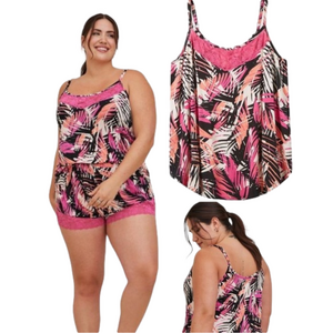 TORRID Super Soft Lace Inset Sleeveless Sleep Cami NWT Size 3